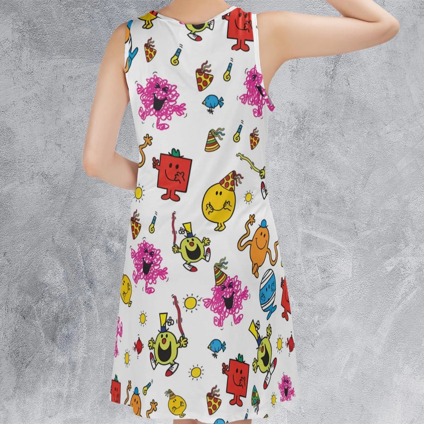 Casual Sleeveless Dress - SS9R3DH5