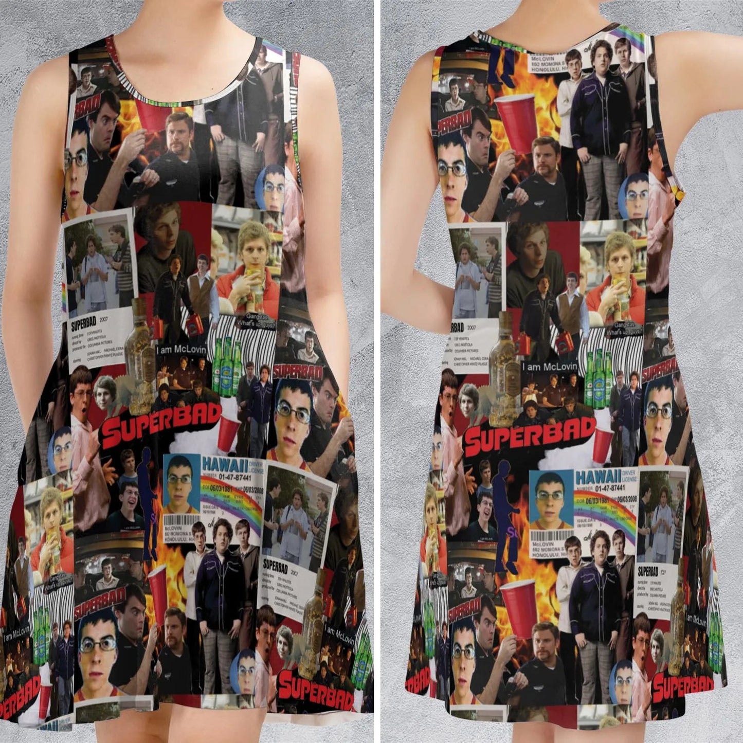 Casual Sleeveless Dress - 38RXSAVC