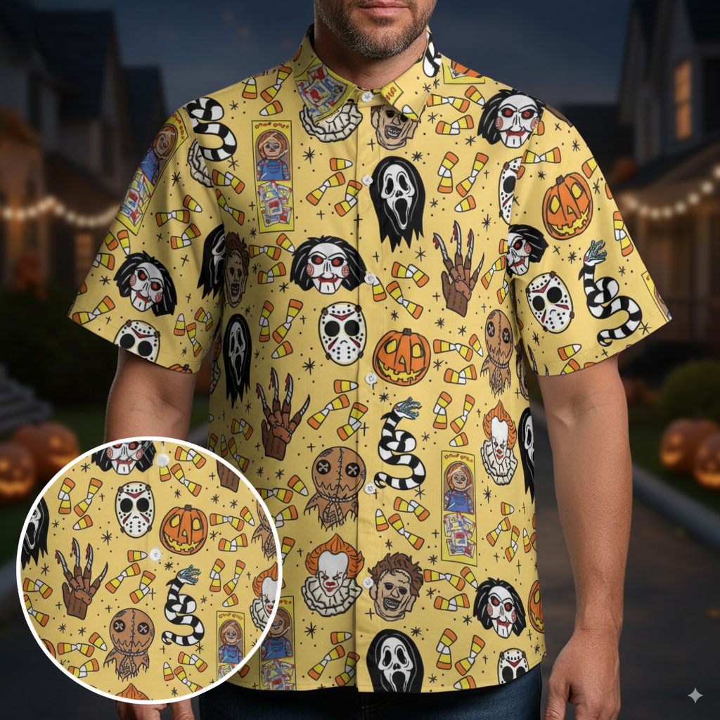 Short Sleeve Button Shirt - 5W6PZ8ZR