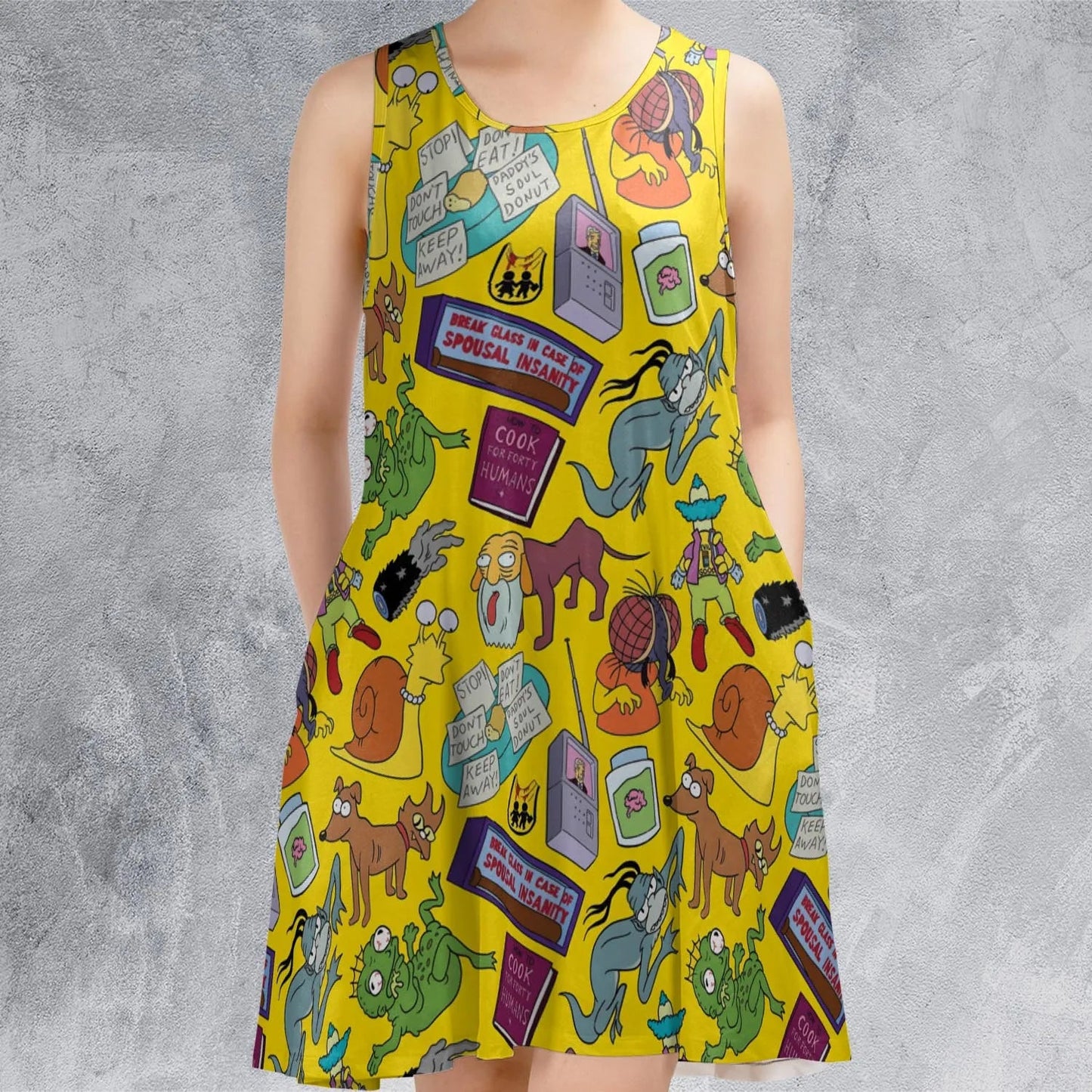 Casual Sleeveless Dress - MZXYC3FT