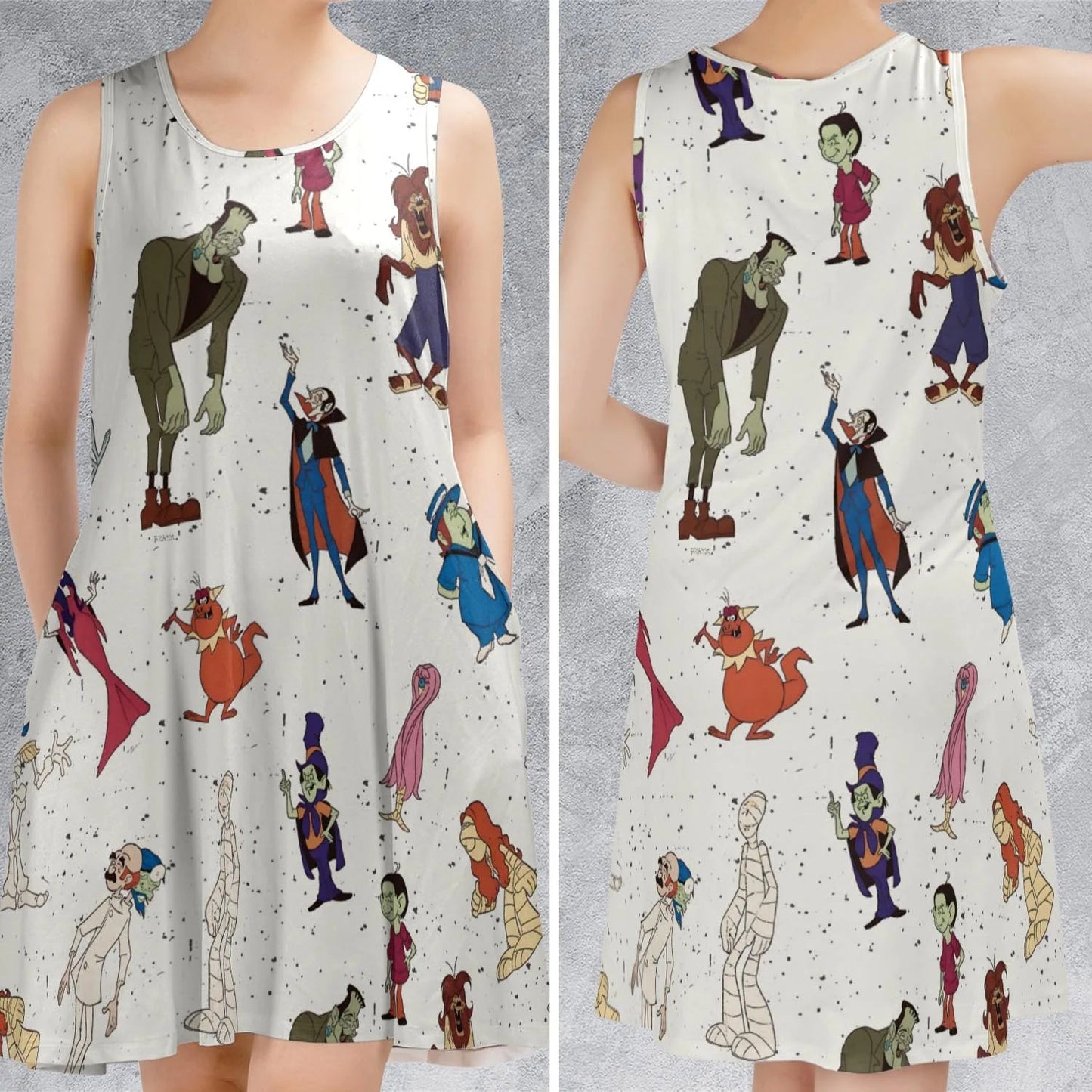 Casual Sleeveless Dress - LL8NJBHB