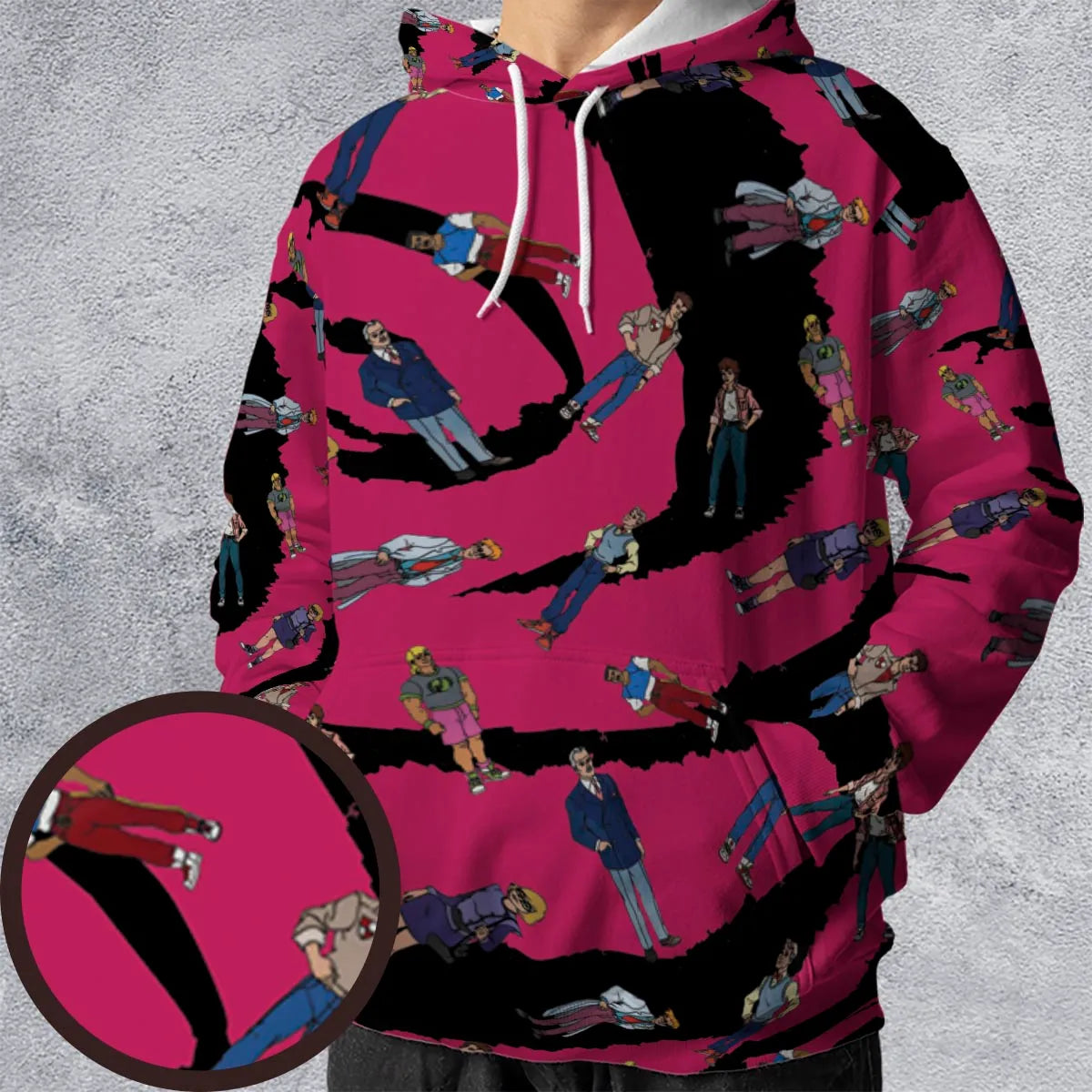 Full Print Hoodie - YU6ET8HF