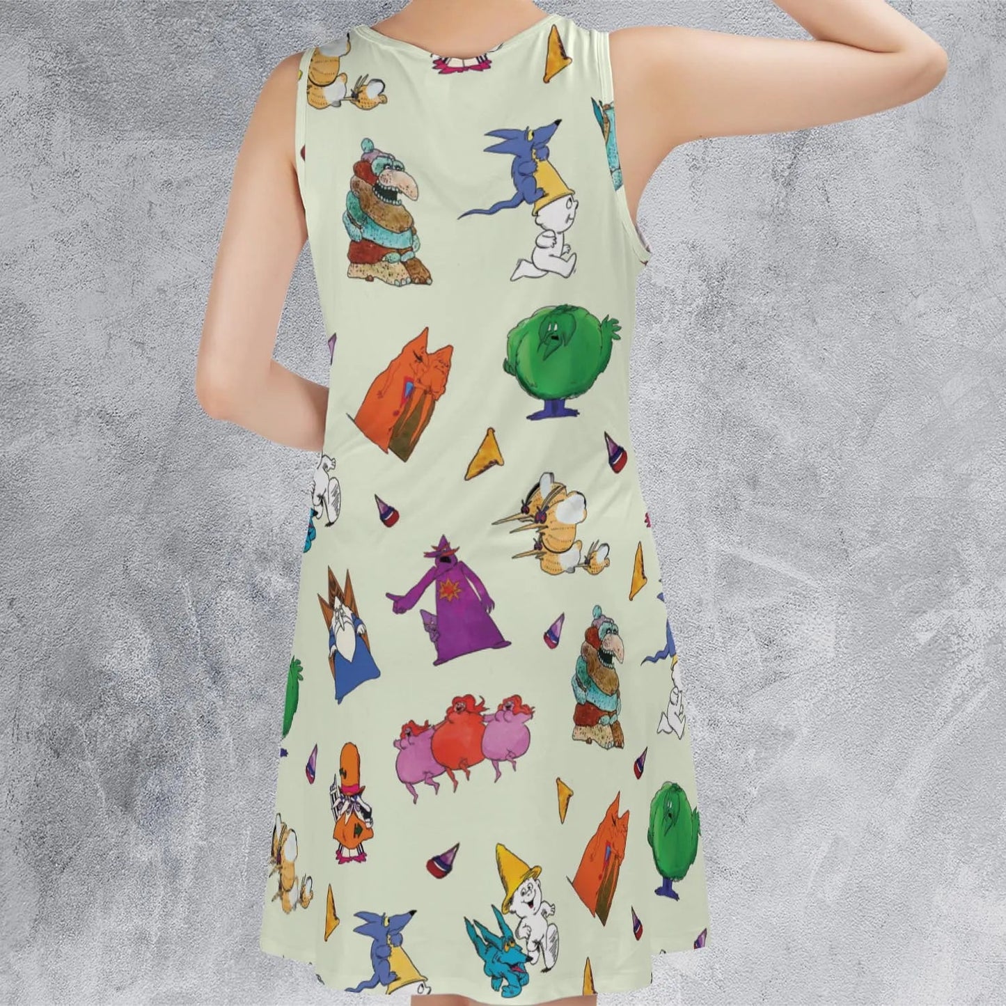 Casual Sleeveless Dress - G1GGQ21J