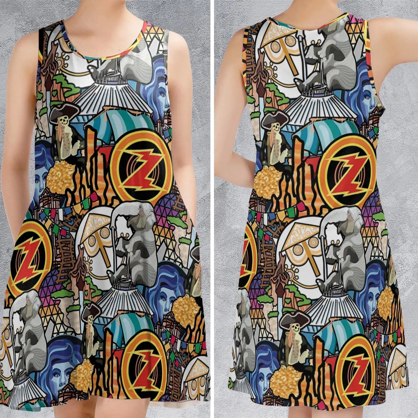 Casual Sleeveless Dress - ATFBRME8