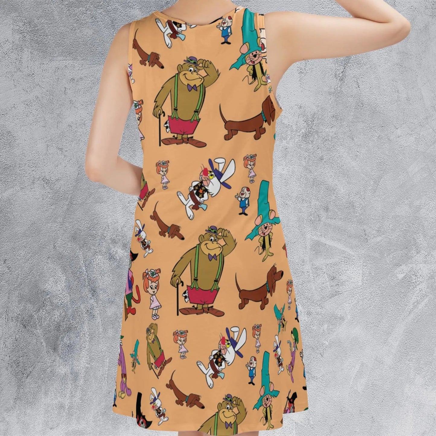 Casual Sleeveless Dress - DLJ5QMJH