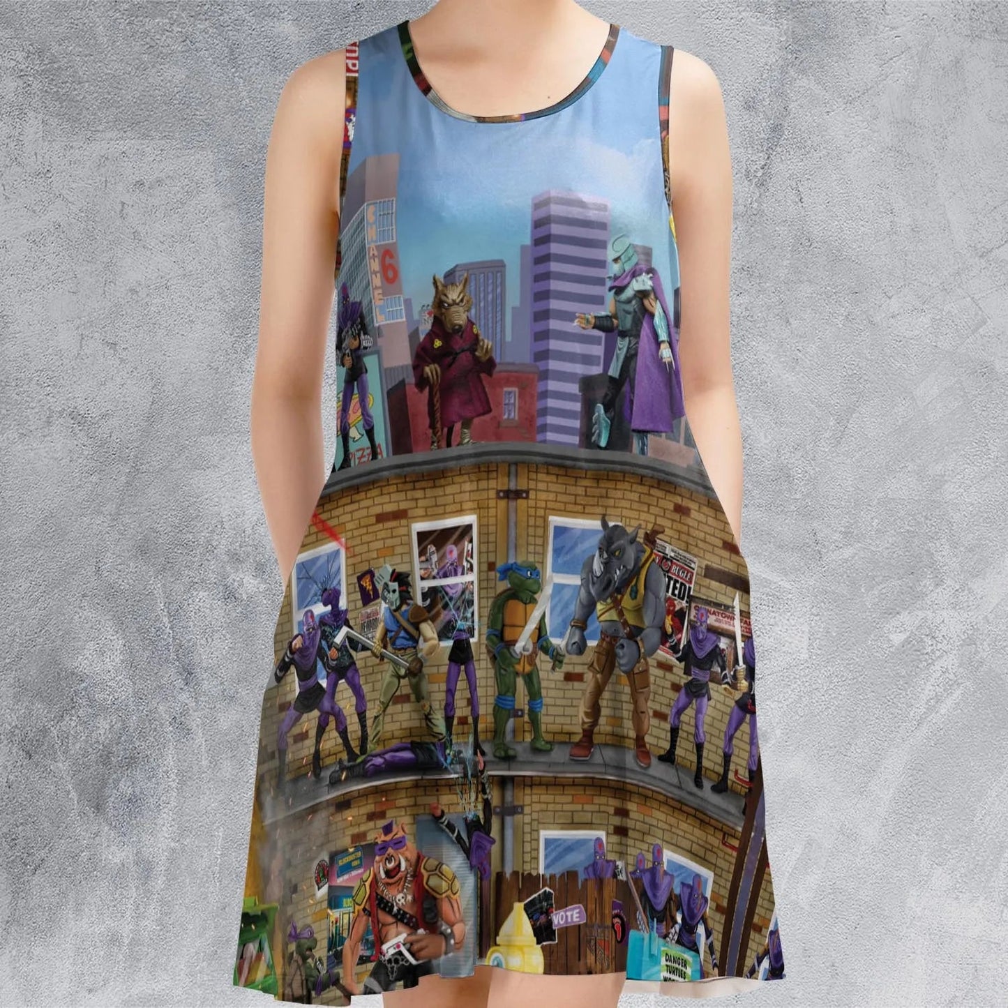 Casual Sleeveless Dress - DF2BYC8J