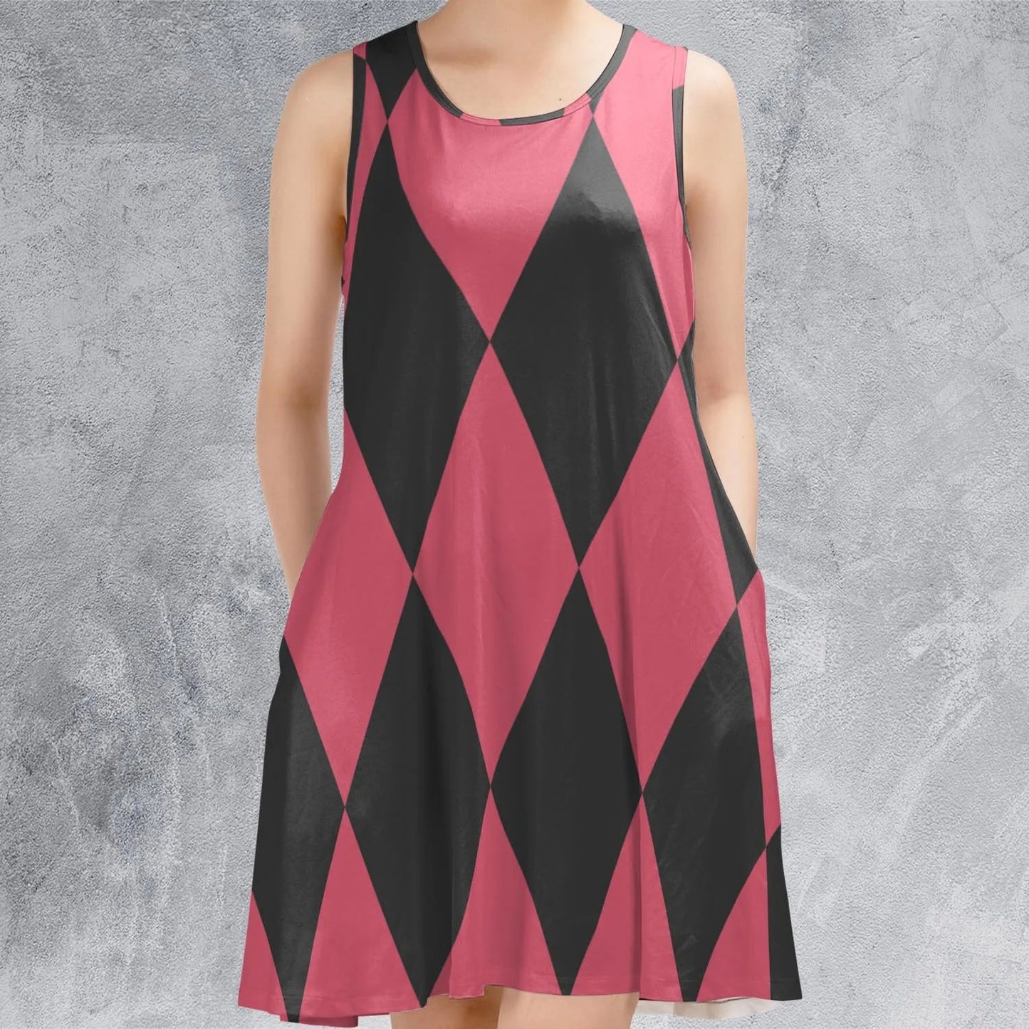 Casual Sleeveless Dress - QZ6MBV1X