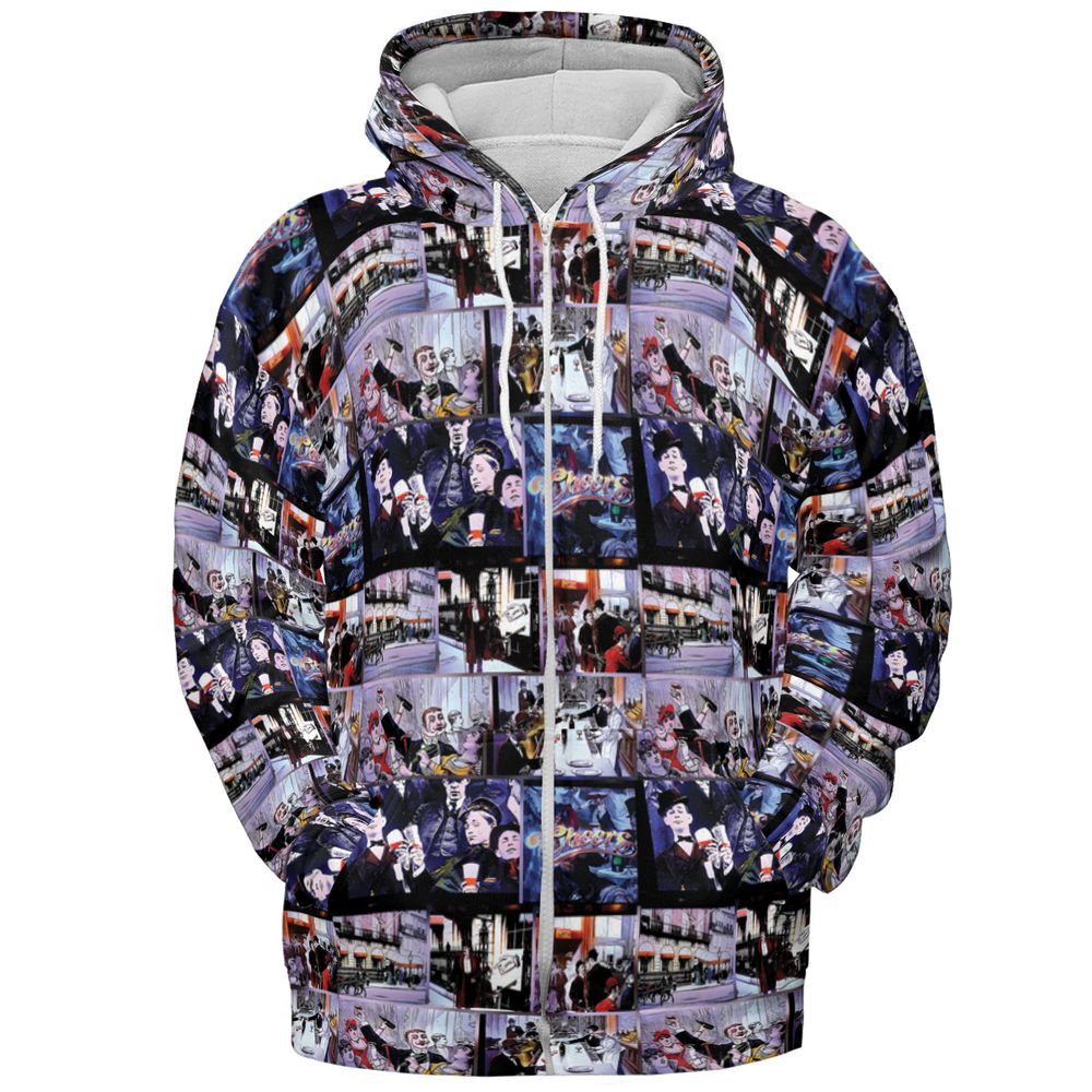 All-over Print Hoodie - 38SK1MEG -  - 3