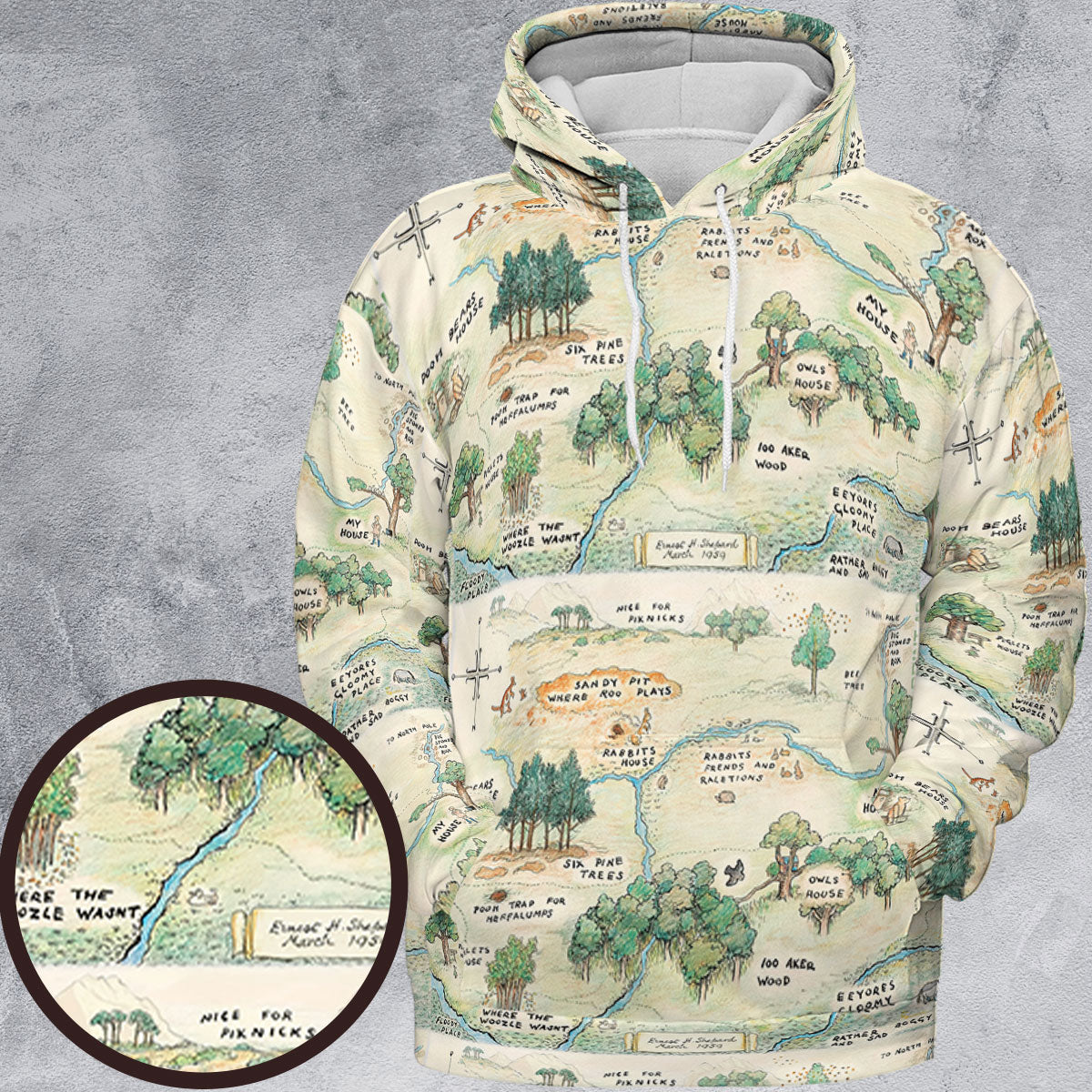 Full Print Hoodie - JAUH81JU