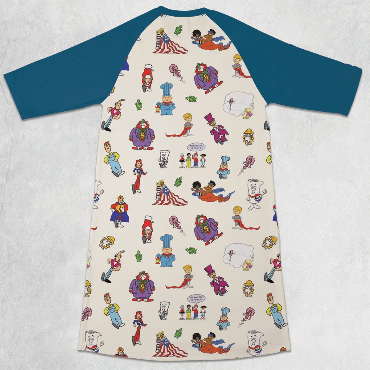 3/4 Sleeve Raglan Dress - JLFB9GX1