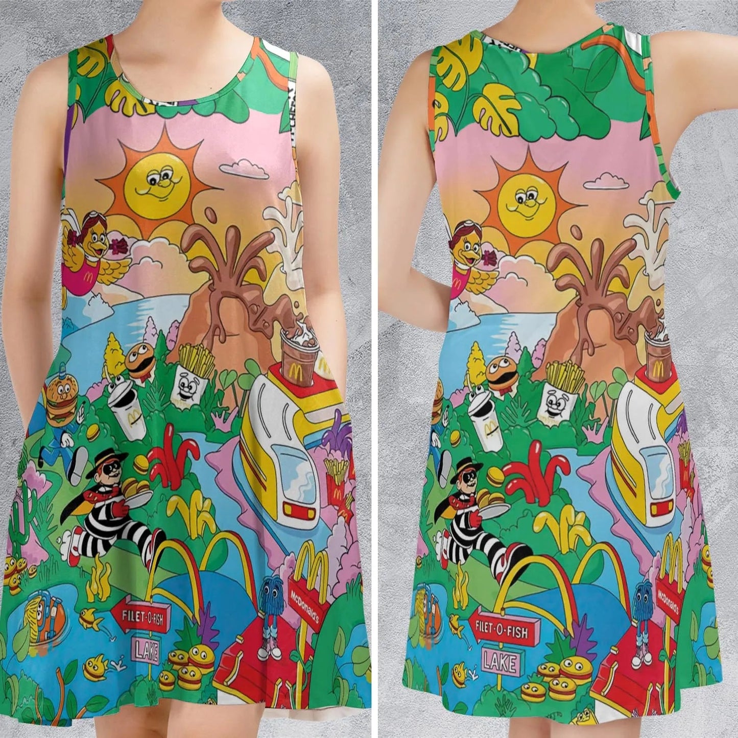 Casual Sleeveless Dress - N6EAFAPF