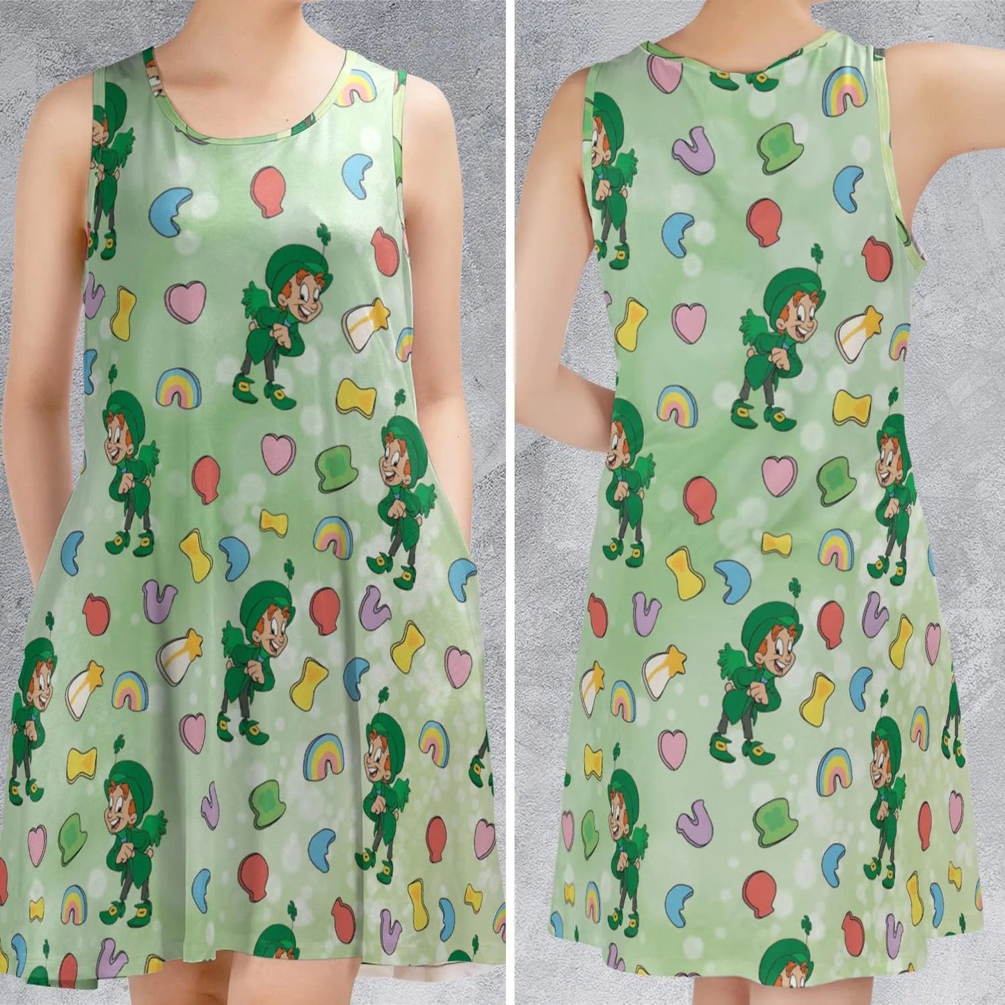 Casual Sleeveless Dress - T3TL4U52