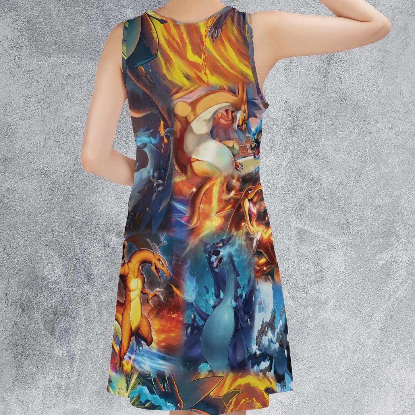 Casual Sleeveless Dress - KCXUKE1F
