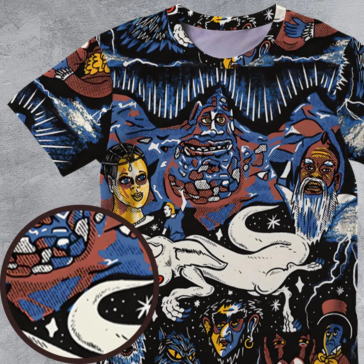 Full Print T-Shirt - 87YEKBGR