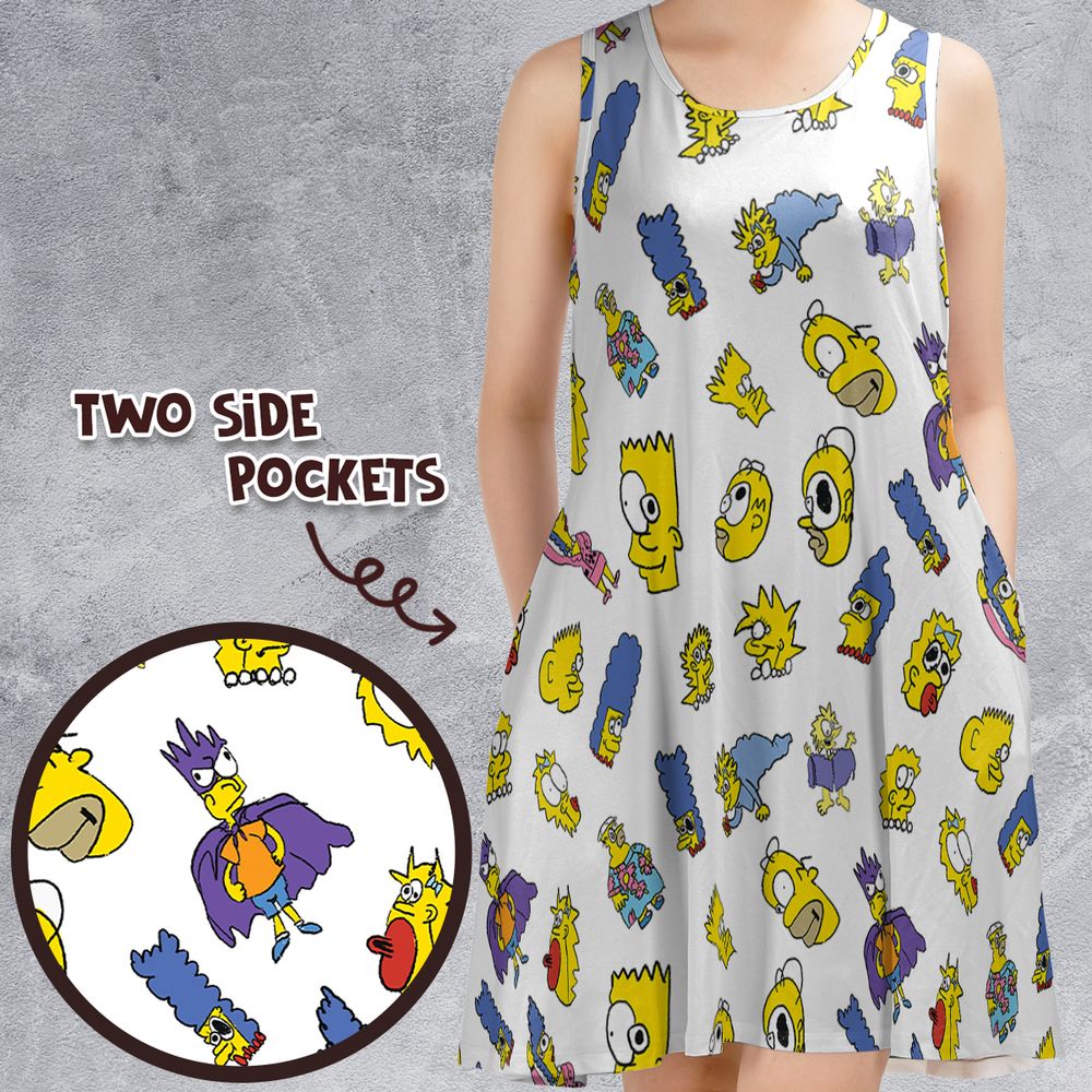 Sleeveless Dress - H9TEQAXV -  - 1