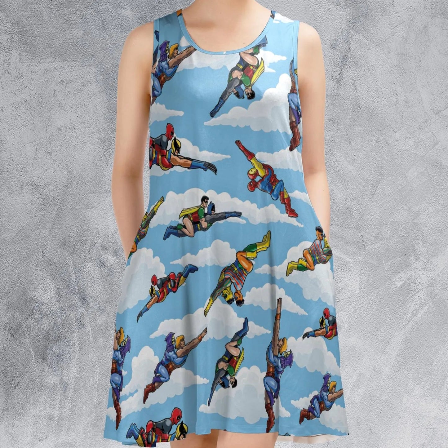Casual Sleeveless Dress - KX6M1Q6V