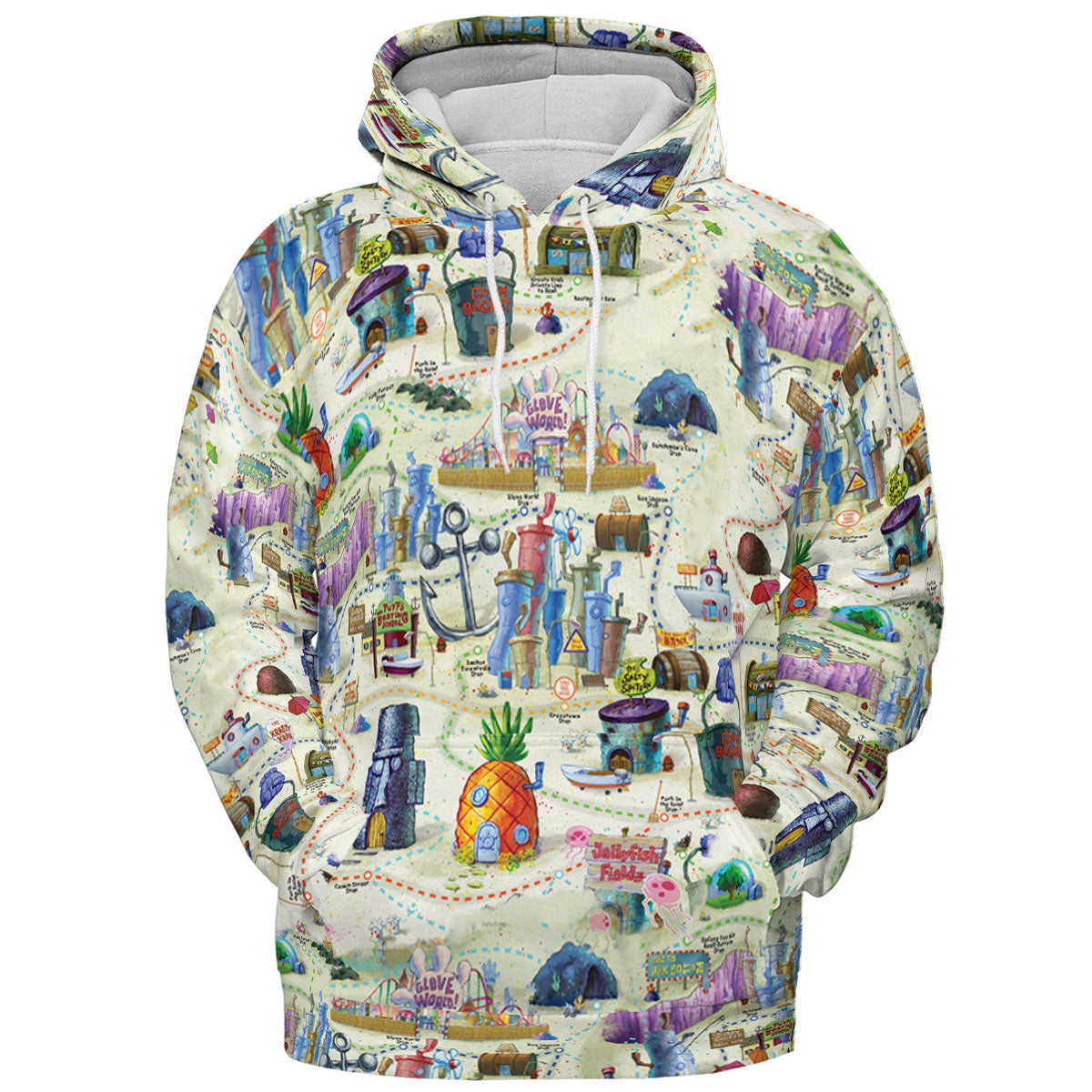 Full Print Hoodie - 2UN2X4TH