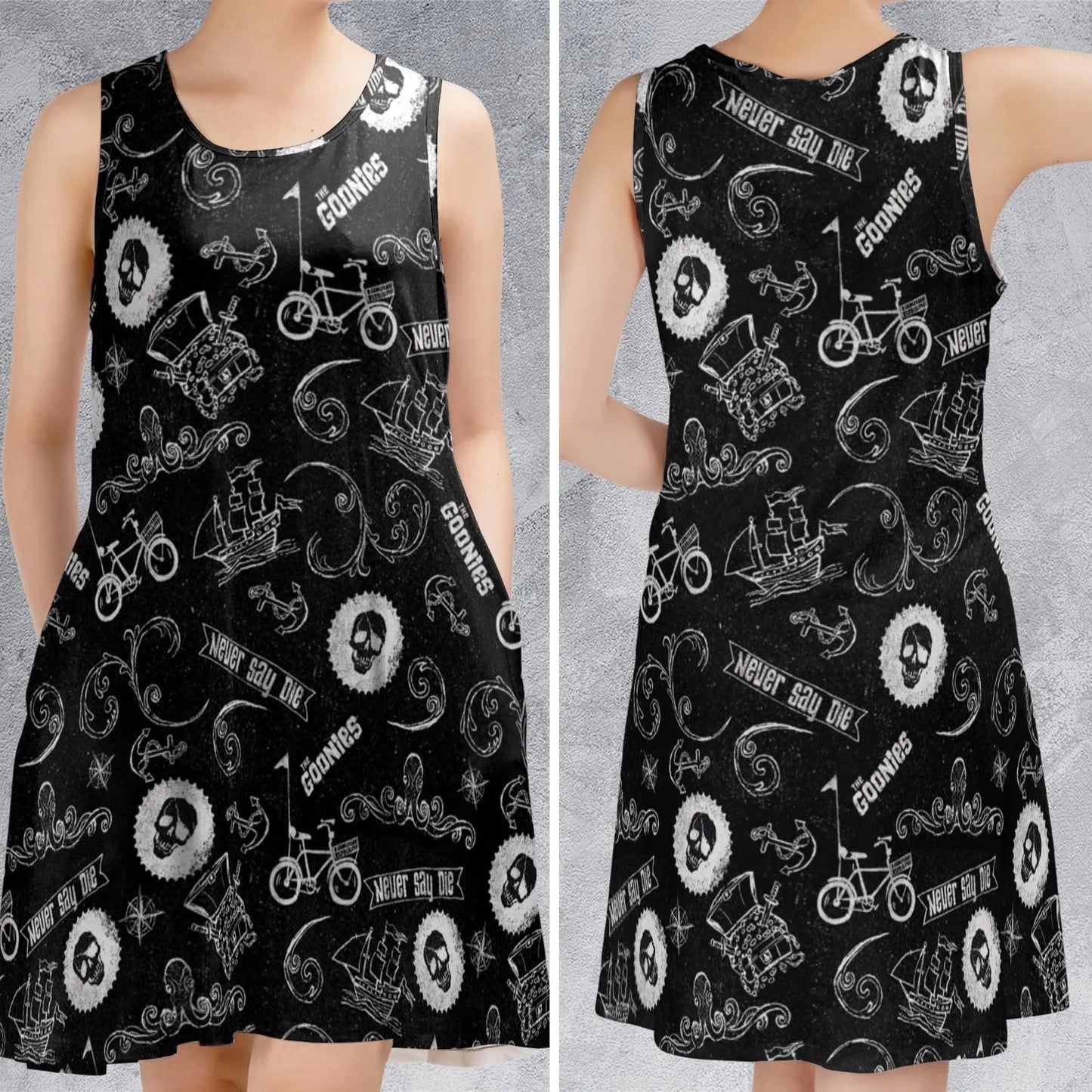 Casual Sleeveless Dress - JWADPFCR