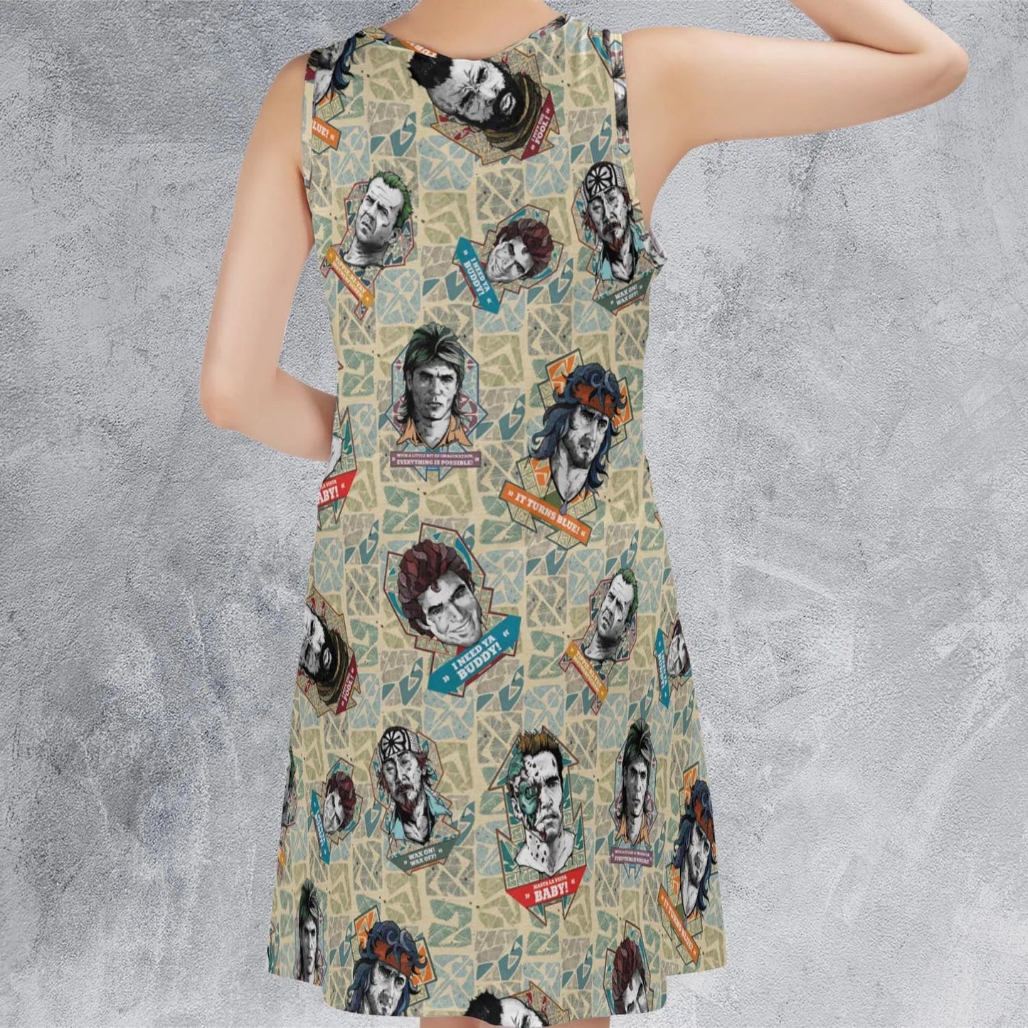 Casual Sleeveless Dress - Q5HCDRBD