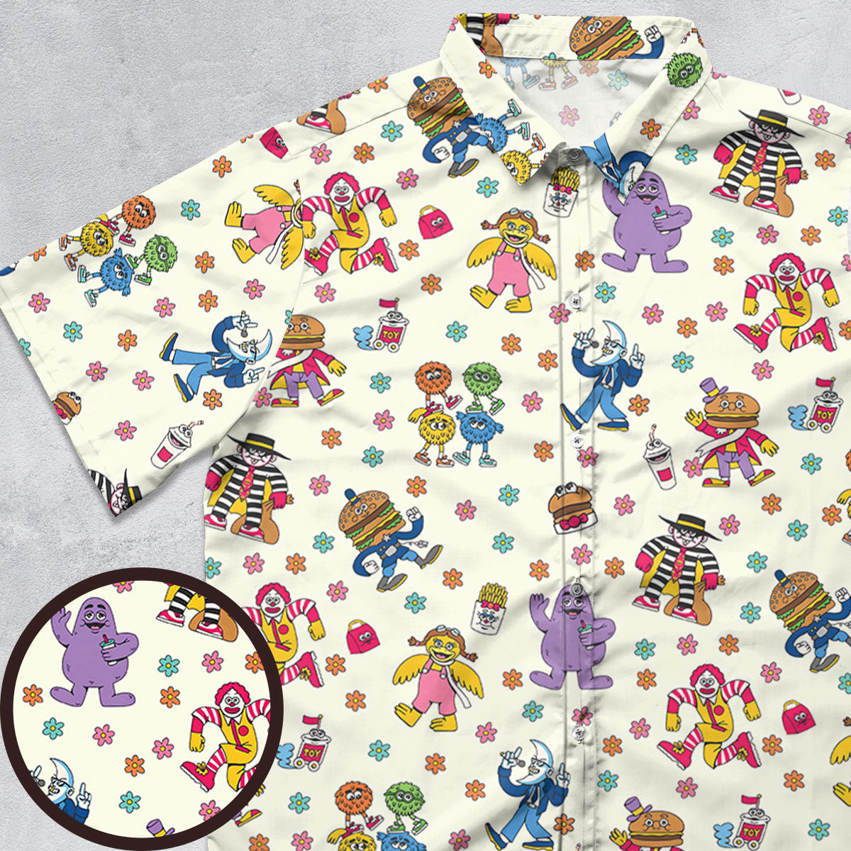 Short Sleeve Button Shirt - 68393ZPH