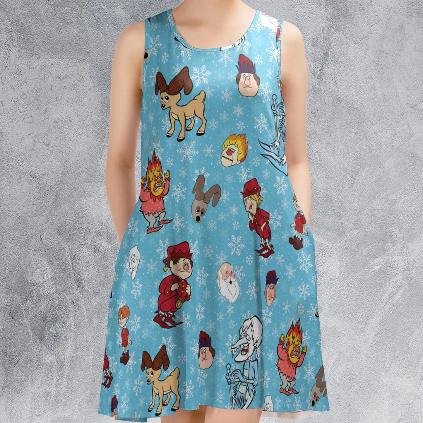 Casual Sleeveless Dress - J1EECCT1
