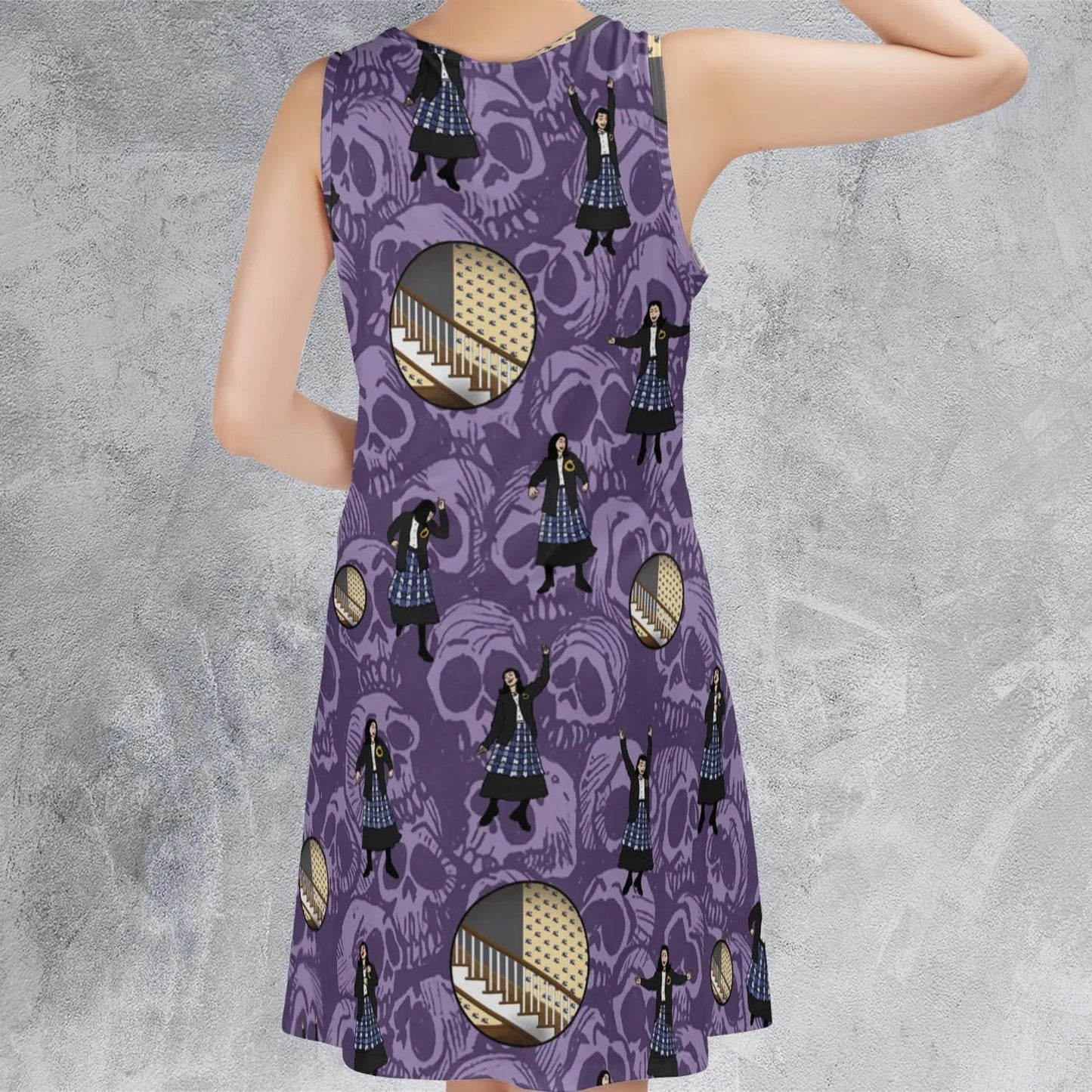 Casual Sleeveless Dress - JKZJRQ3Q
