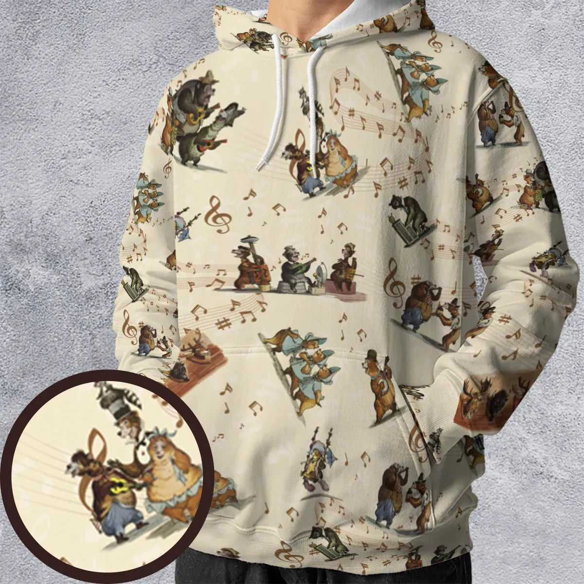 Full Print Hoodie - ZNJMQ1P8