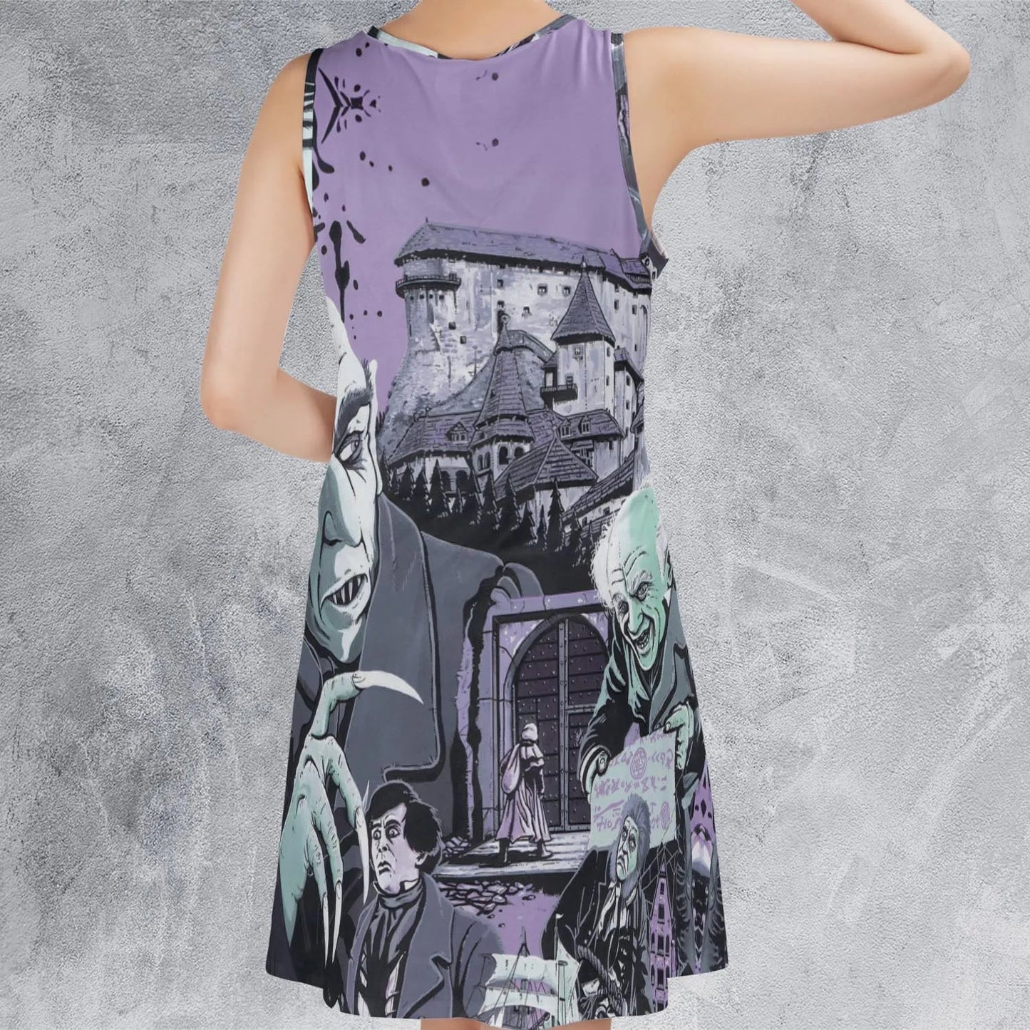 Casual Sleeveless Dress - TG8R33VP
