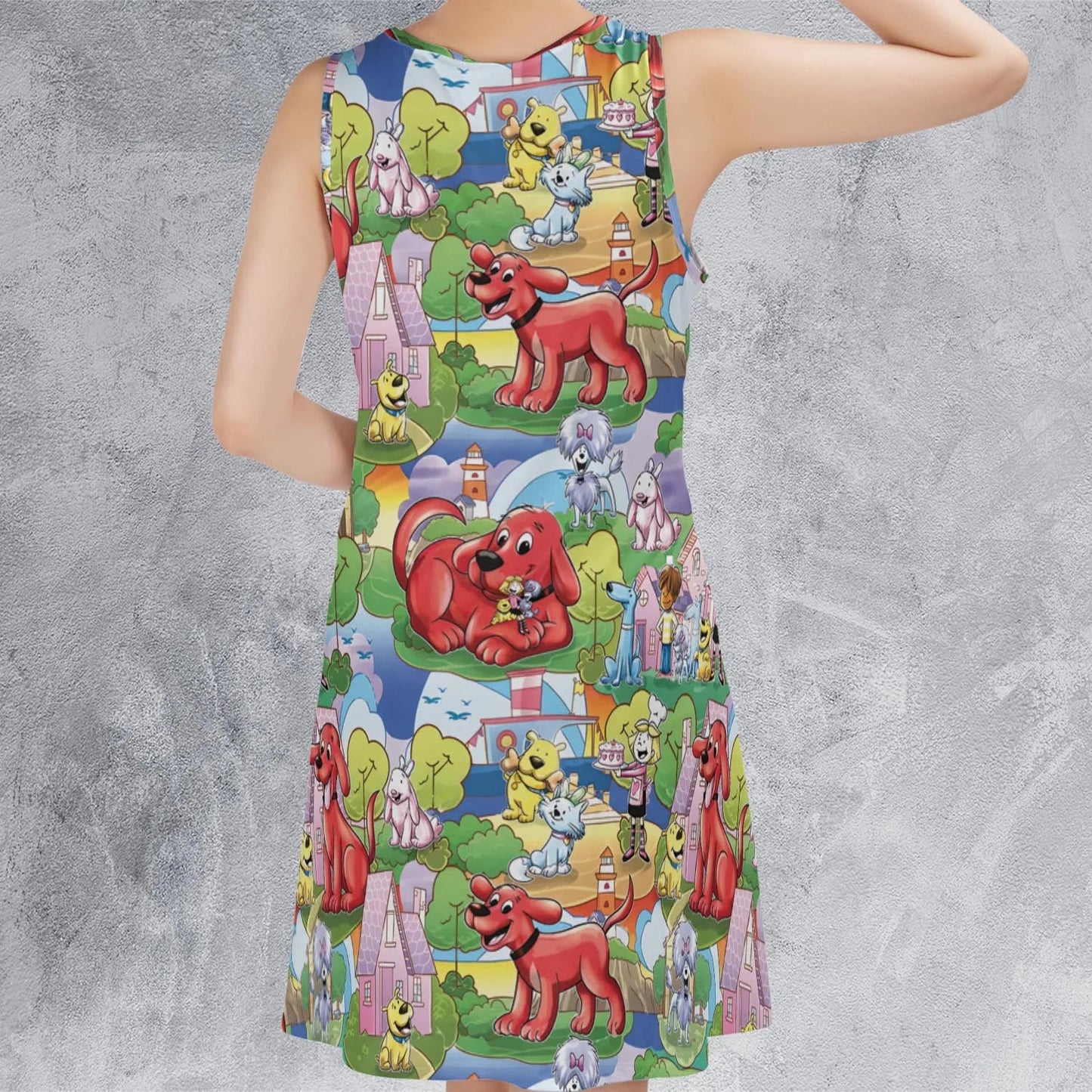 Casual Sleeveless Dress - C1T6LY1M
