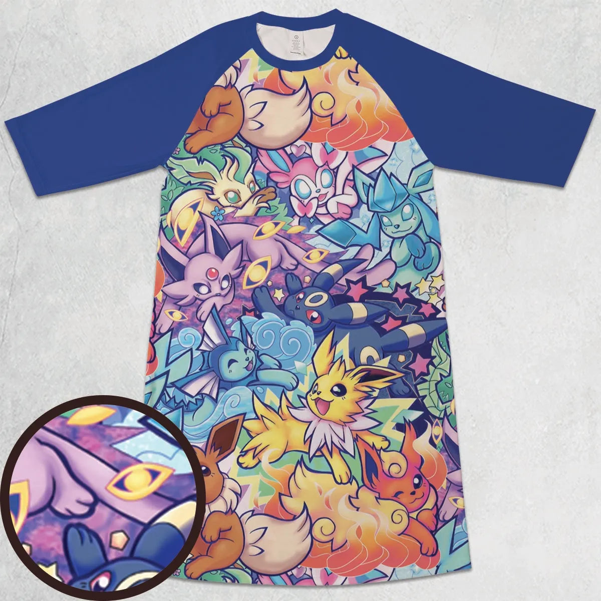 3/4 Sleeve Raglan Dress - NDXRWTTX