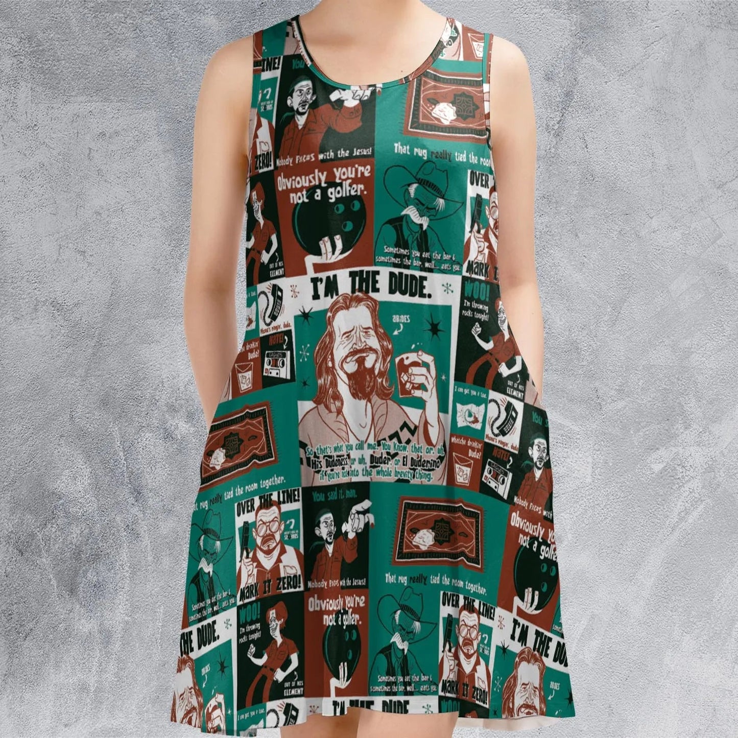 Casual Sleeveless Dress - 8KJ2DHBR