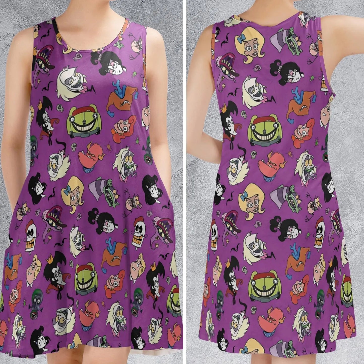 Casual Sleeveless Dress - GV8AKKQ4
