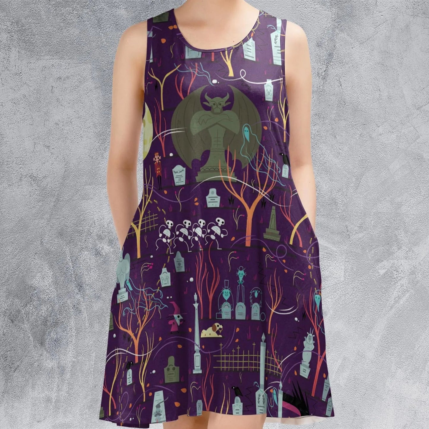 Casual Sleeveless Dress - MT8U2Q3F