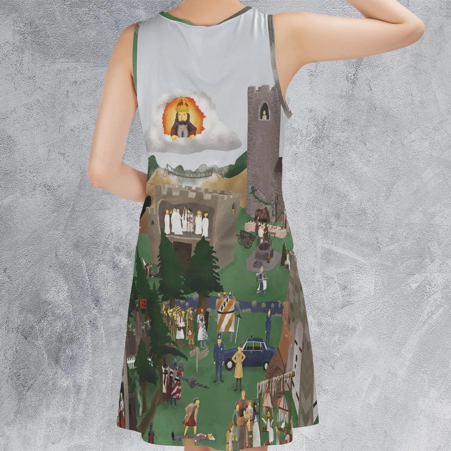 Casual Sleeveless Dress - PFGP1XFY
