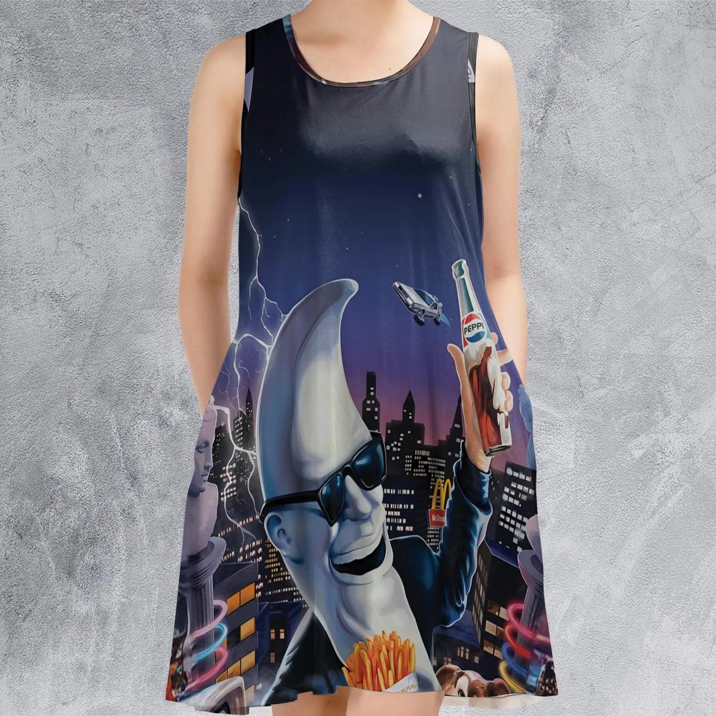 Casual Sleeveless Dress - PSK2W1XX