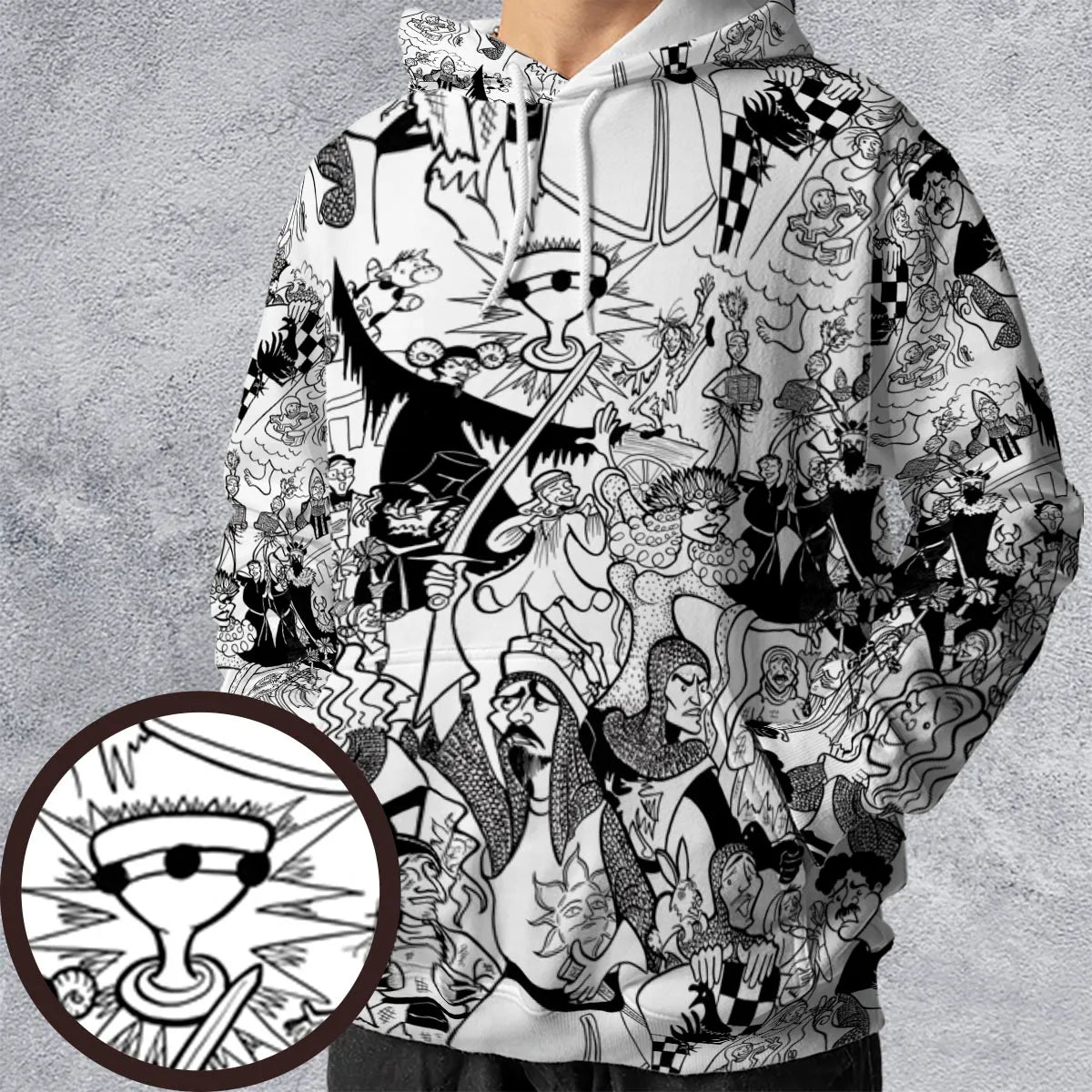 Full Print Hoodie - KG99WH59