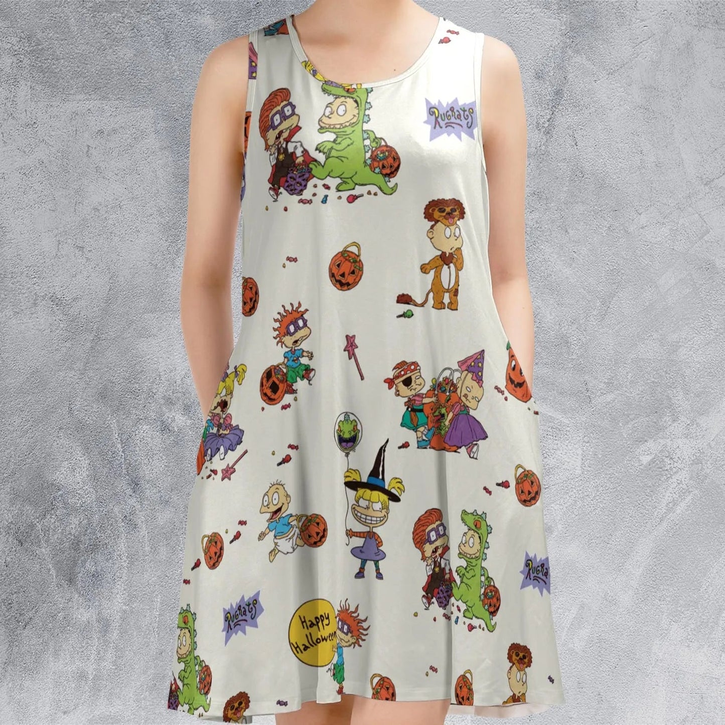 Casual Sleeveless Dress - TXHP9T7D