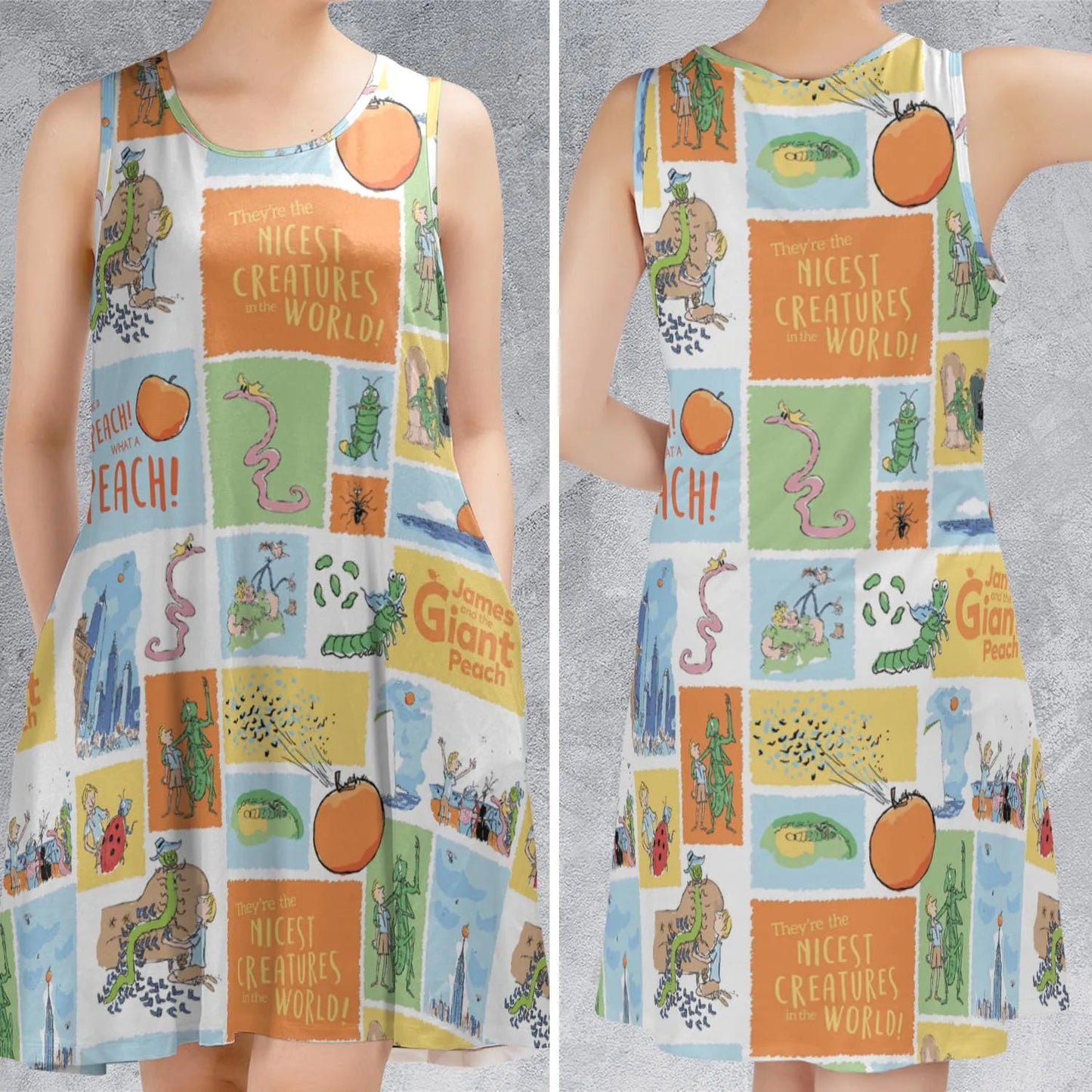 Casual Sleeveless Dress - 2U46W288