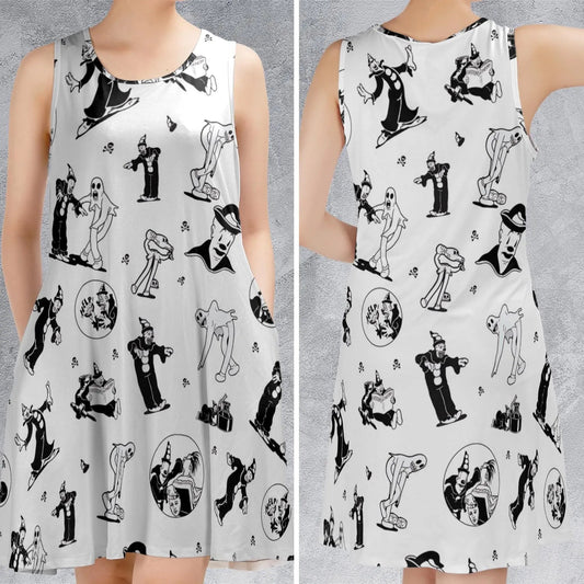Casual Sleeveless Dress - BZXEW7HG