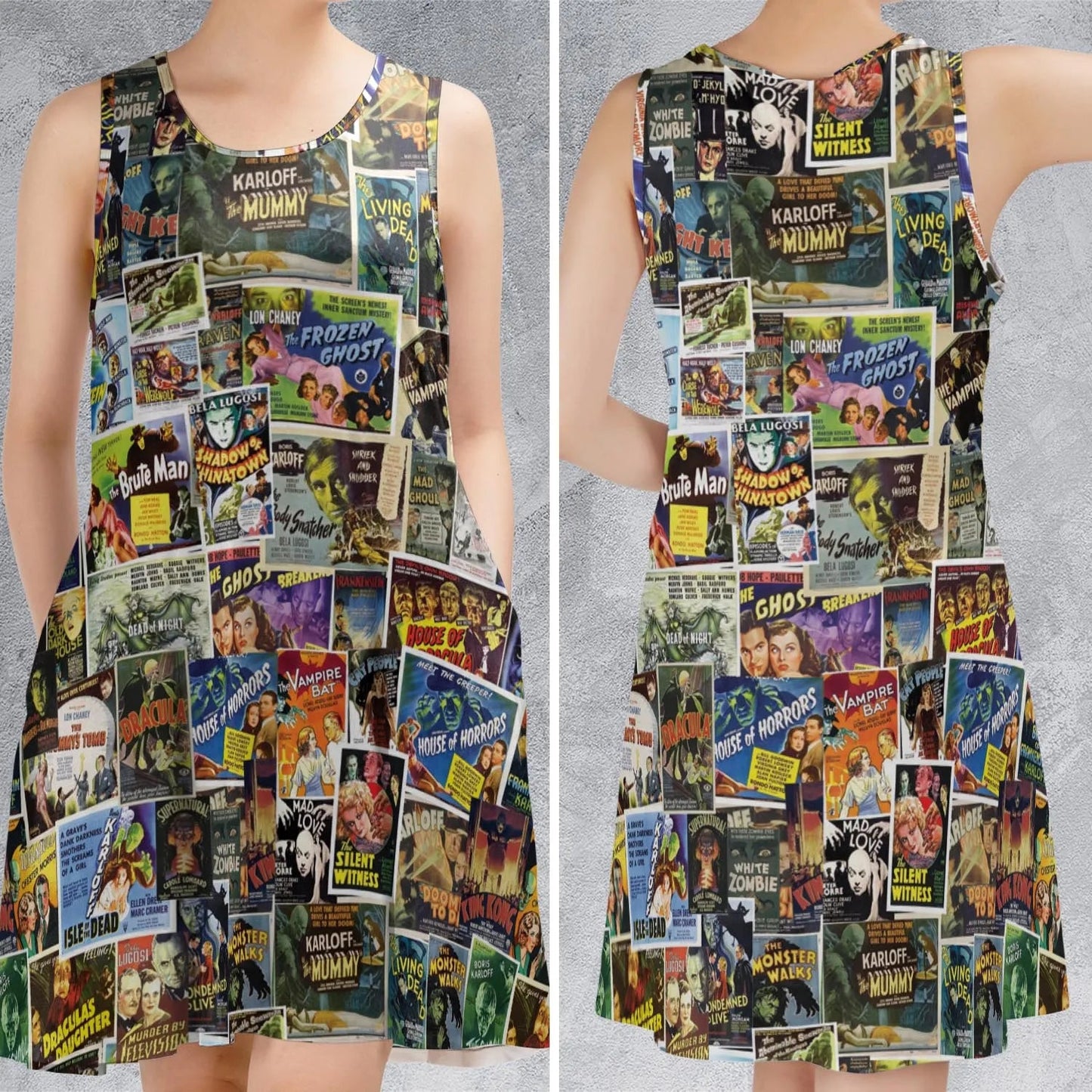 Casual Sleeveless Dress - 6JQ34E1M