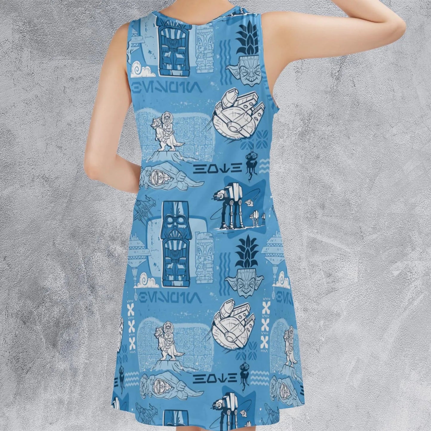 Casual Sleeveless Dress - UAT4JGEG