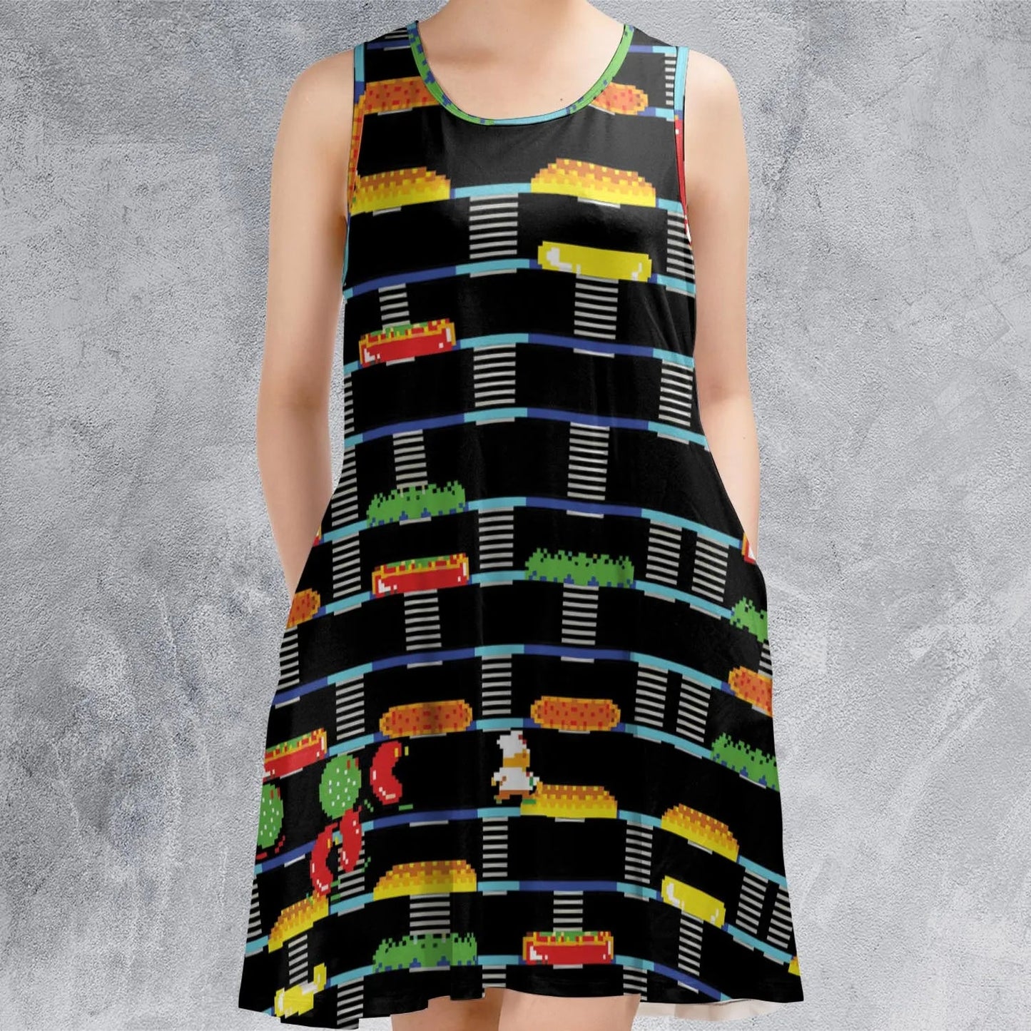 Casual Sleeveless Dress - QUJURDMD