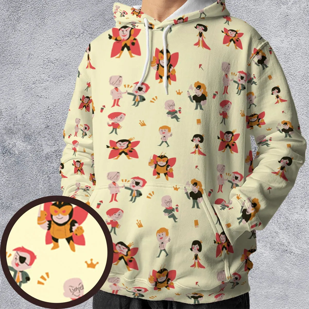 Full Print Hoodie - C7KDKBVQ