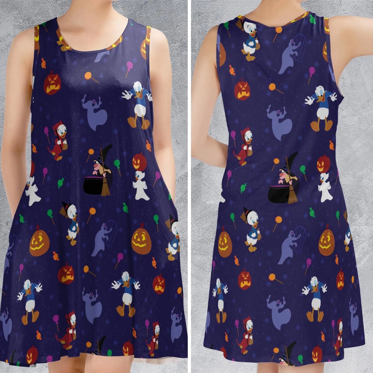 Casual Sleeveless Dress - ABHJRRAS