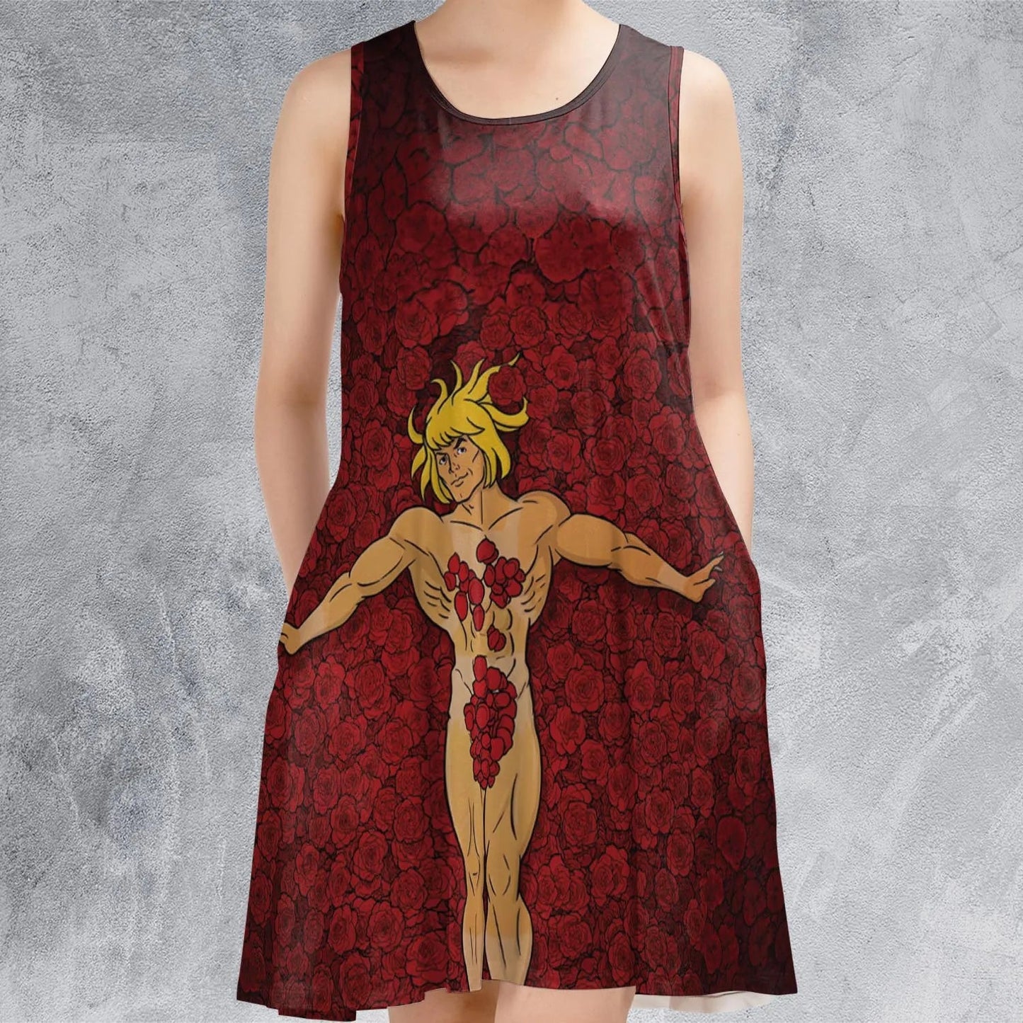 Casual Sleeveless Dress - BE1L6ZW3