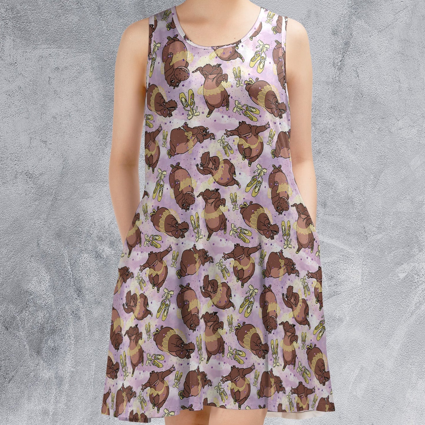 Casual Sleeveless Dress - LU9J2VSH