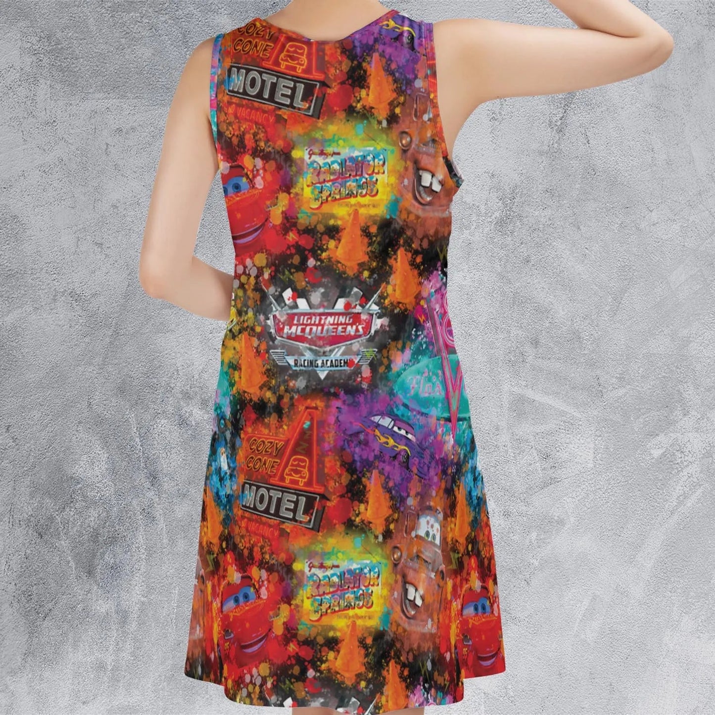 Casual Sleeveless Dress - EGWP53F7