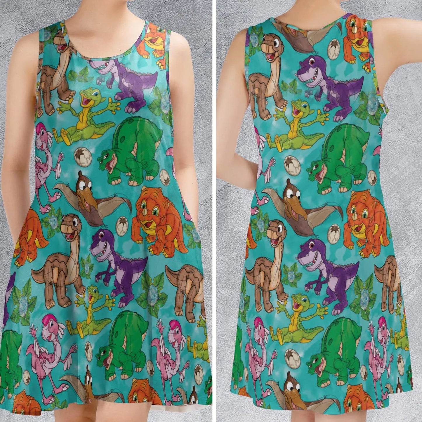 Casual Sleeveless Dress - WVEDUJAT