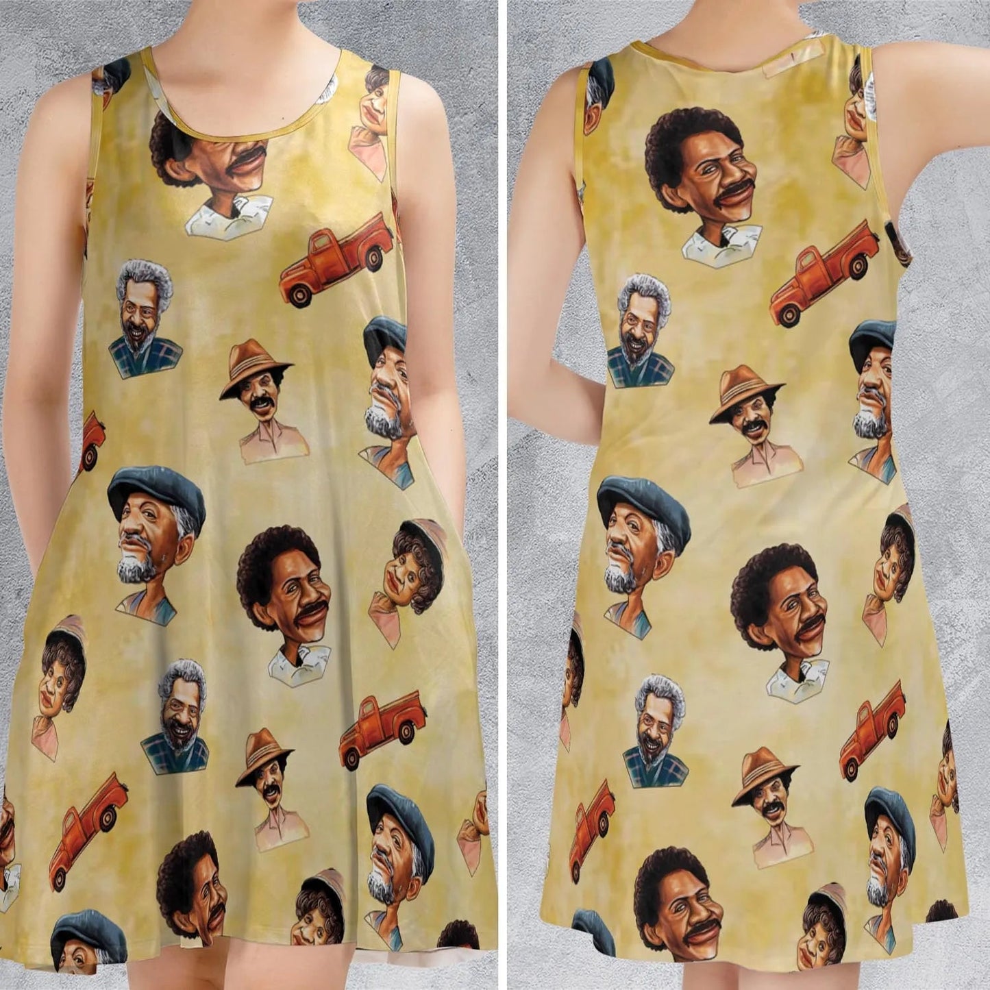 Casual Sleeveless Dress - 3STCM6N6