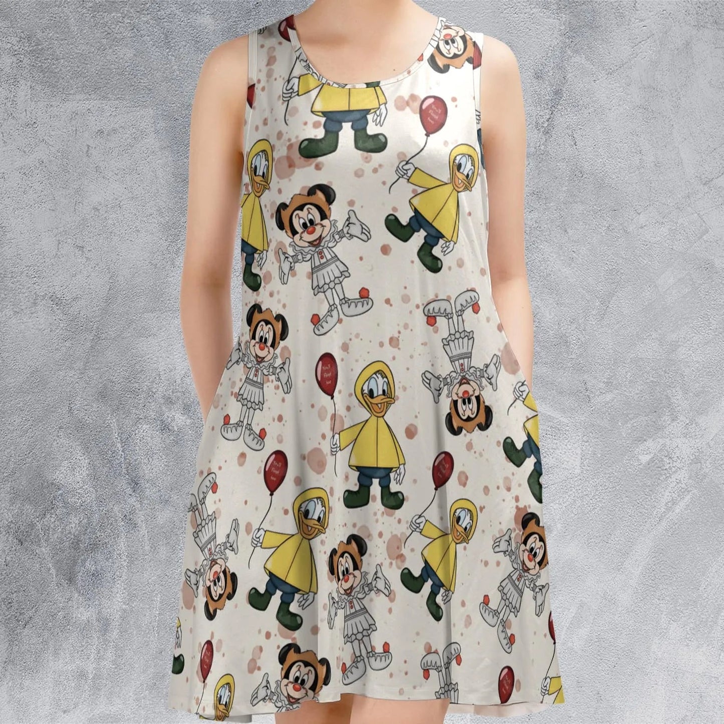 Casual Sleeveless Dress - EBWVWXXP